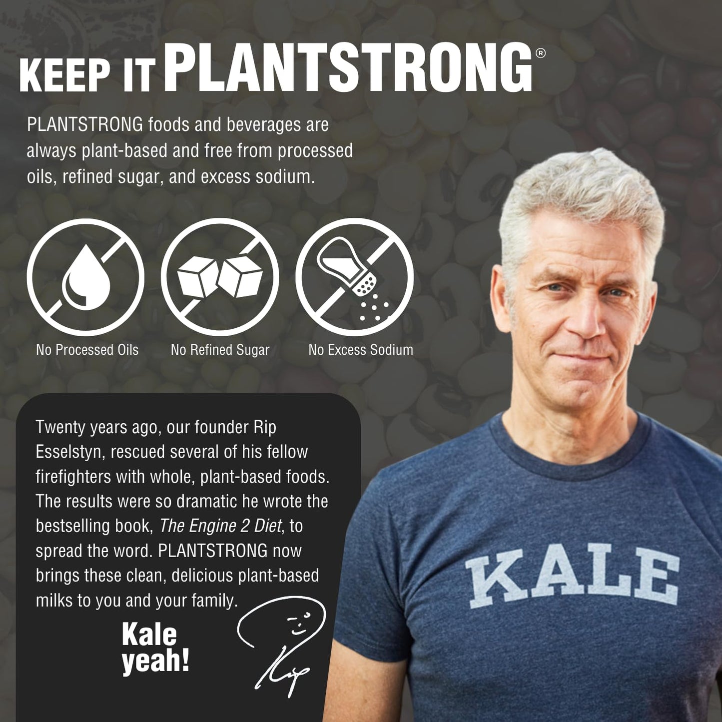 PLANTSTRONG Black Bean Chili Soup - Organic, Plant-Based, Non-GMO, Vegan, High Protein Chili Soup