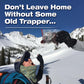 Old Trapper Beef Jerky, Peppered, Spicy Meat Snacks, 4 Ounce (Pack of 8), 11g Protein, Zero Fat, 70 Calories per Serving