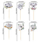 Gyufise 36Pcs Koala Cupcake Toppers Glitter Wild Animal Cupcake Picks Koala Birthday Cupcake Decorations Baby Shower Birthday Th