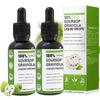 Soursop Graviola Liquid Drop  100% Organic Pure Soursop Leaves and Fruit Extract  Soursop Bitters Liquid  Soursop Extract Organic Pure 1800mg  Sugar/Gluten Free  Natural Flavor