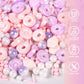 Donut Sprinkles Mix | Pink Purple Romantic | Sprinkles For Cake Decorating | Cupcake Toppers | Ice Cream | Cookie | Fancy Candy