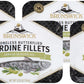 Brunswick Sardines In Olive Oil, 3.75 Oz Can - Boneless Butterflied Sardine Fillets - Wild Caught - 17G Protein Per Serving - Gl