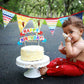 AHAORAY Air  Cake Topper - Gold Glitter Eco-Friendly Cardboard Decoration for Birthday Parties and Photo Booths