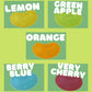 Needzo Vegan Jelly Bean Shaped Jumbo Gummy Candy, 3.5 oz Pack of 2, Orange & Blue Gourmet Treats for Sharing