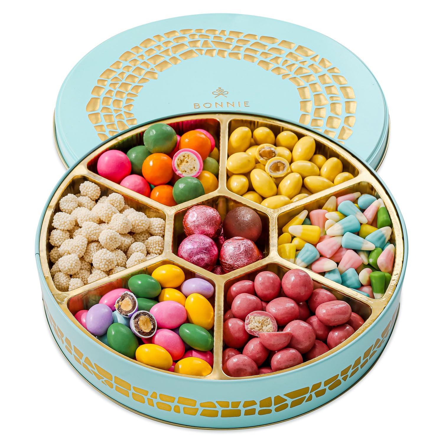 Mothers Day Snack Gift Box Variety Candy Mix Gift Basket | Spring Candy, Almonds, Chocolate, Gummies, Gourmet Food | Care Packag