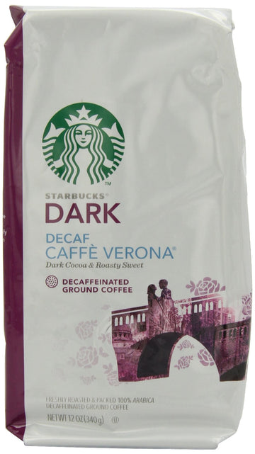 Starbucks Decaf Caffe Verona Ground Coffee, 12 Ounce (Pack Of 3)