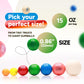 Crafty Confections Gumballs – Mixed Fruit Chewing Gum 15 OZ, 76 Count, Multicolor for Party Favors & Easter Baskets