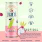 JUNI Sparkling Adaptogen Drink, Tropical, 12 Fl Oz (Pack of 12), Zero Sugar, Organic, Non-  ic