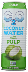 C2O, Pure Coconut Water with Pulp, 17.5 Fl Oz Can