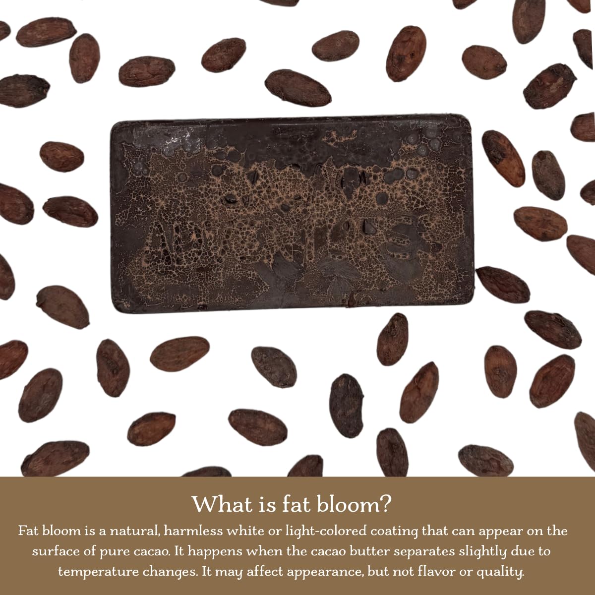 Cacao Adventures Ceremonial Cacao Block | 100% Pure Cacao from Peru, Untempered, Unsweetened, Vegan, 8 oz | Ethically sourced an