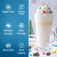 Syruvia Sugar-Free White Chocolate Mocha Coffee Syrup - 25.4 fl oz. Premium Coffee Flavoring Syrup. 0 Calories, Kosher, and Glut