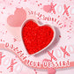 Valentine Sprinkles For Cake Decorating Edible Red Hearts Sugar Sprinkles For Cookies Chocolate Ice Cream Cupcake Topper, 3.5 Ou