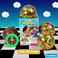 Super Mario Wonder Ball Milk Chocolate With Surprise Collectible Coin, 10 Pack For Kids Teens Adults Boys Girls Men Women Of All