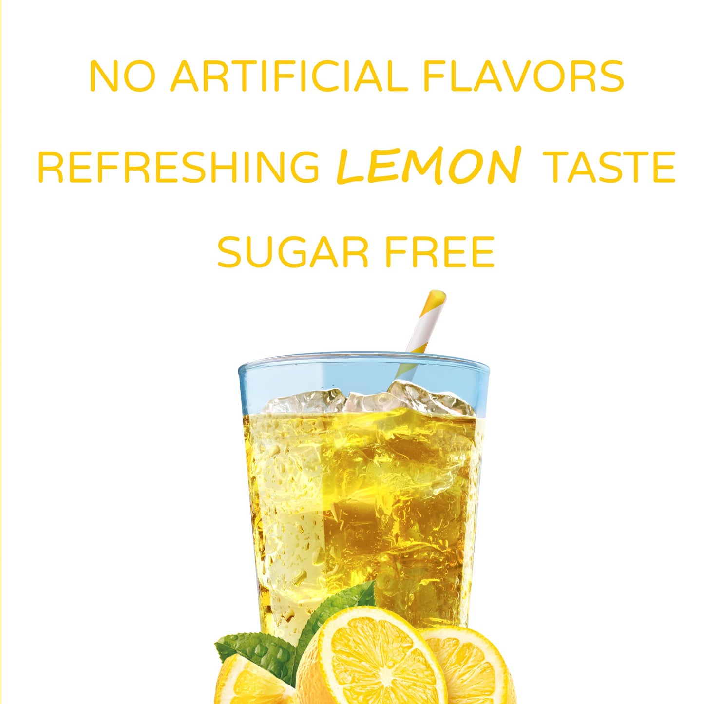 Crystal Light Sugar-Free Lemonade On-The-Go Powdered Drink Mix 10 Count