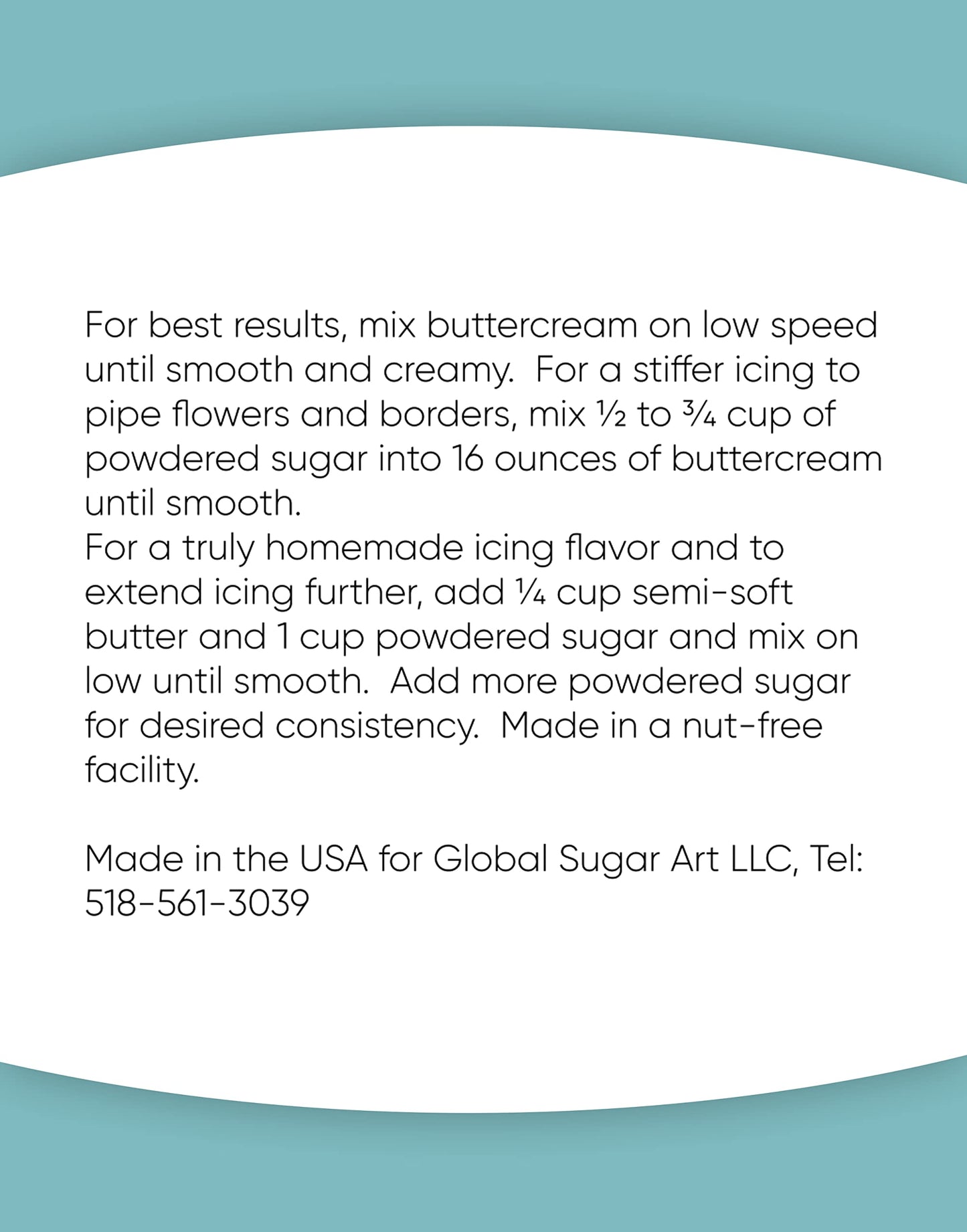 Black Buttercream Frosting for Cake Decorating - Firm Icing for Cakes & Cupcakes, 16 Ounce Tub by Global Sugar Art/Chef Alan Tet