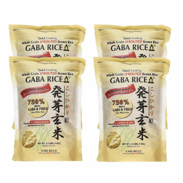 GABA Sprouted Brown Rice 2.2 lbs 4 Packs in Sprout Talk's Package