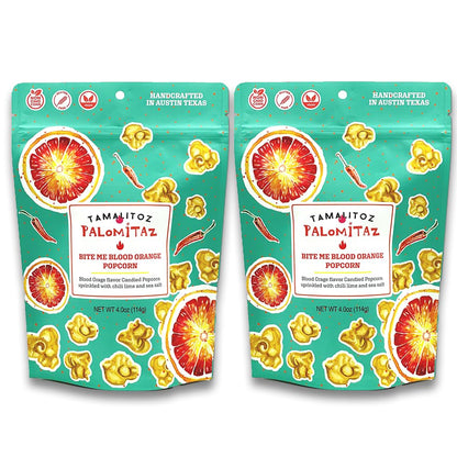 Tamalitoz by Sugarox Popcorn Bite me Blood Orange 2 pack