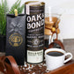 OAK & BOND spirit-inspired flavor Barrel Aged Coffee, Brazil Single Origin, Medium Roast, 10oz, Black