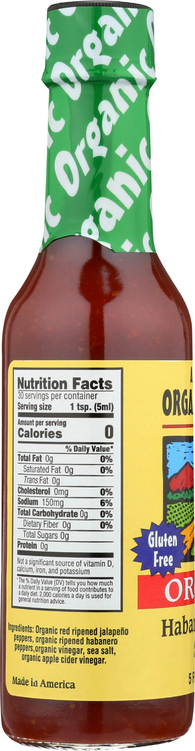 Organic Harvest, Sauce Habanero Organic, 5 Ounce