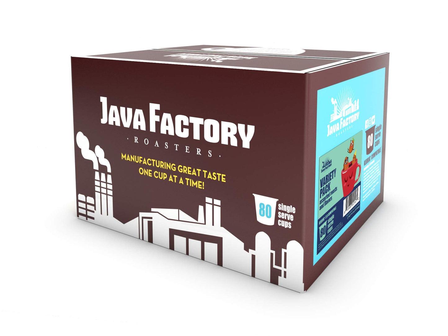 Java Factory Coffee Pods Compatible with K Cup malt-inspired Including 2.0  Assorted Variety Pack  80 Count