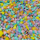 Homankit Multicolor Hearts Sprinkles Yellow Purple Mixed Edible Baking Cupcake Cake Decoration Cookie Ice Cream Donut Decorating