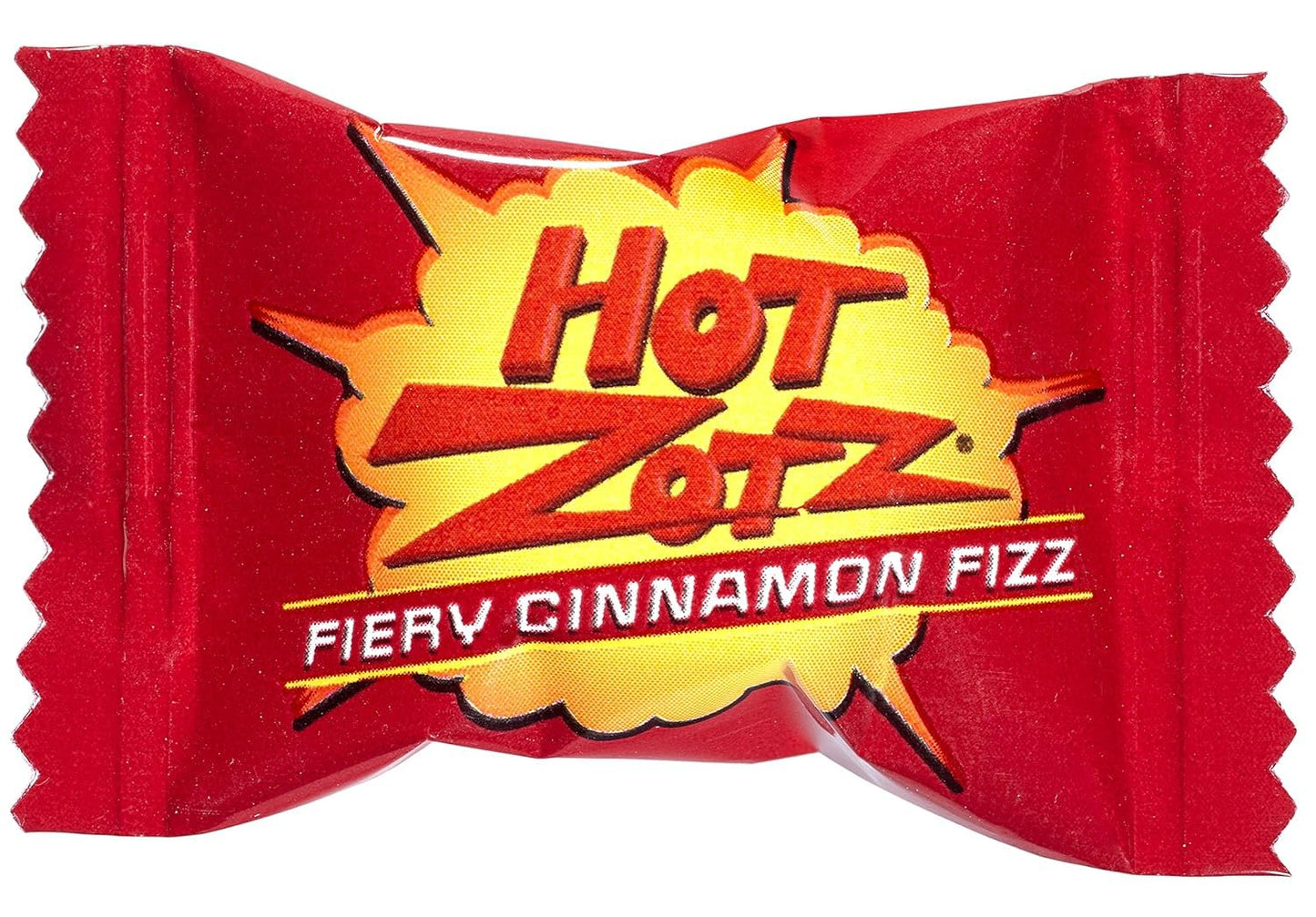 Hot Zotz Fizzy Old Fashioned Hard Candy - Fiery Cinnamon Flavored Candy, Individually Wrapped Hard Candy (2 Pounds)