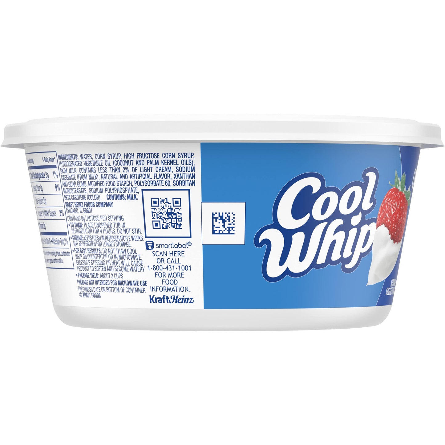 Cool Whip Ok Kosher Certification Original Whipping Cream Tub, 8 Oz