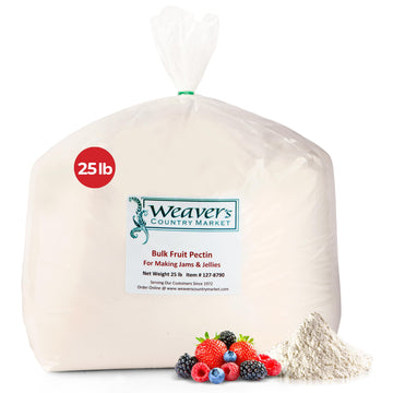 Weaver's Country Market Bulk Fruit Pectin Powder for Jam and Jellies - Made in USA Pectin for Canning Jelly, Cost Effective Pect