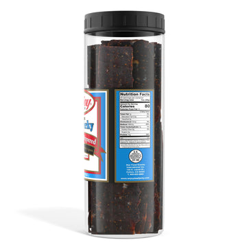Enjoy Beef Jerky Old Fashion Peppered | 20 Oz (Pack Of 1) | 32 Count | Traditional Style | Usa Made | High Protein | Low Fat | Z