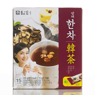 Damtuh Korea Traditional Han Tea Herbal Tea Single Serve 15G X 15 Sticks