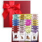 Chuao Chocolatier Assorted Milk & Dark Chocolate Bars Gift Box - 36 Count, 0.39 oz Each, Ideal for Holidays & Corporate Gifts