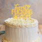 Twenty Seven Gold Glitter Cake Toppers 27 Years Old 27Th Birthday Anniversary Party Decorations Supplies