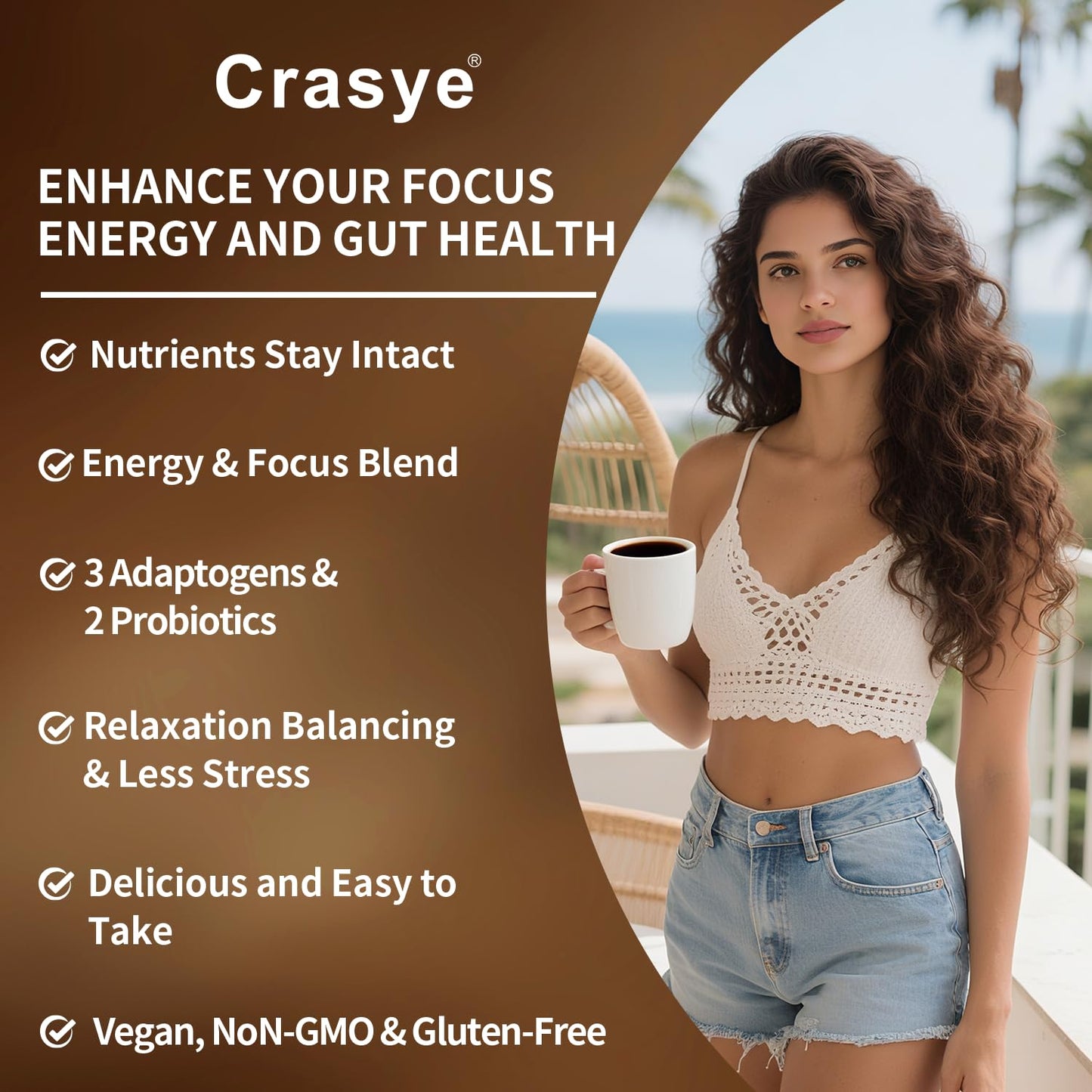 Organic Low Caffeine Mushroom Coffee 11 Superfood Instant Mushrooms Coffee with Ashwagandha  Shilajit  Lions Mane  Reishi  Chaga & Collagen Arabica Coffe Powder Ground for Focus  Energy  Digestion and Immunity 30 Servings Cafe De Hongos