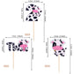 Rssta i Cupcake Toppers for Cow Theme Birthday Party - 36 Pack, Paper, Design 3, Model XM250-two