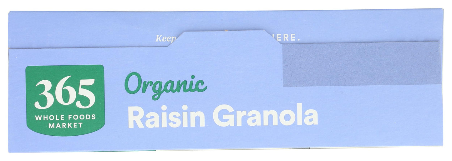 365 by Whole Foods Market, Organic Raisin Granola, 17 Ounce