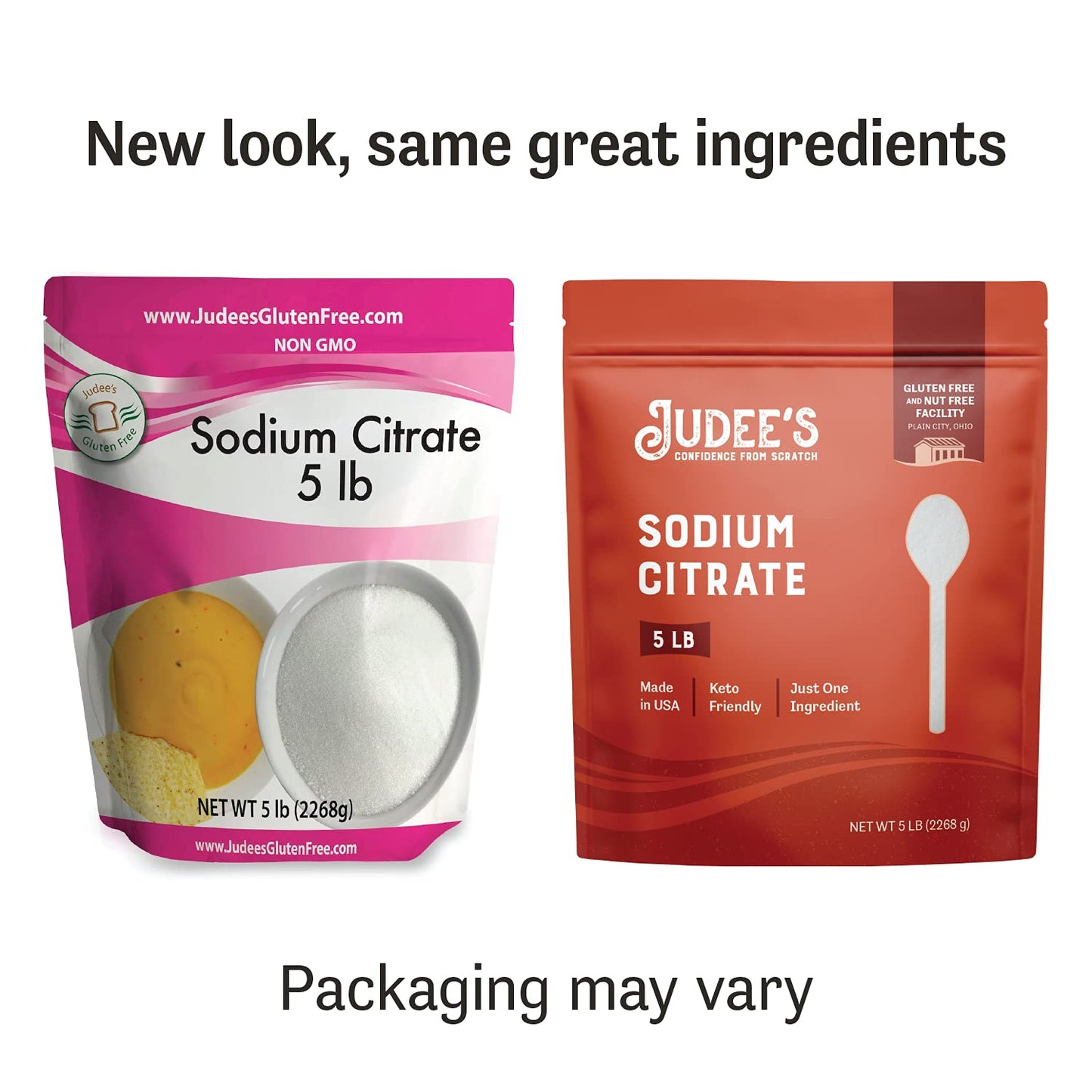 Judee'S Gluten Free Bulk Sodium Citrate 45 Lb (5Lb Pack Of 9) - 100% Non-Gmo, Keto-Friendly - Gluten-Free & Nut-Free - Food Grad