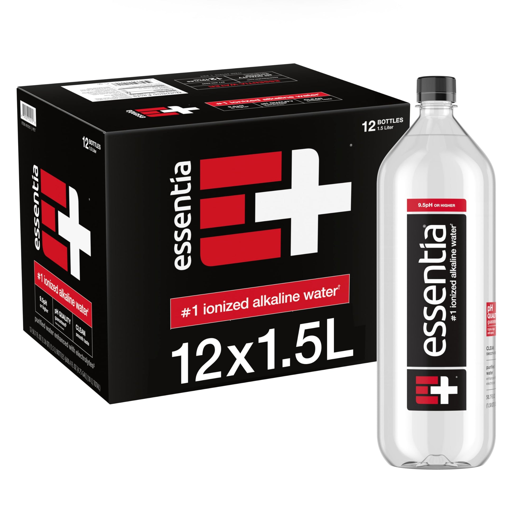 Essentia Water Alkaline LLC Essentia Water, 1.5-Liter Bottles, 12 Pack