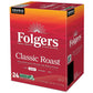 Folgers Classic Roast K-Cup Coffee Pods for Keurig malt-inspired, 96 Count, Model 6526