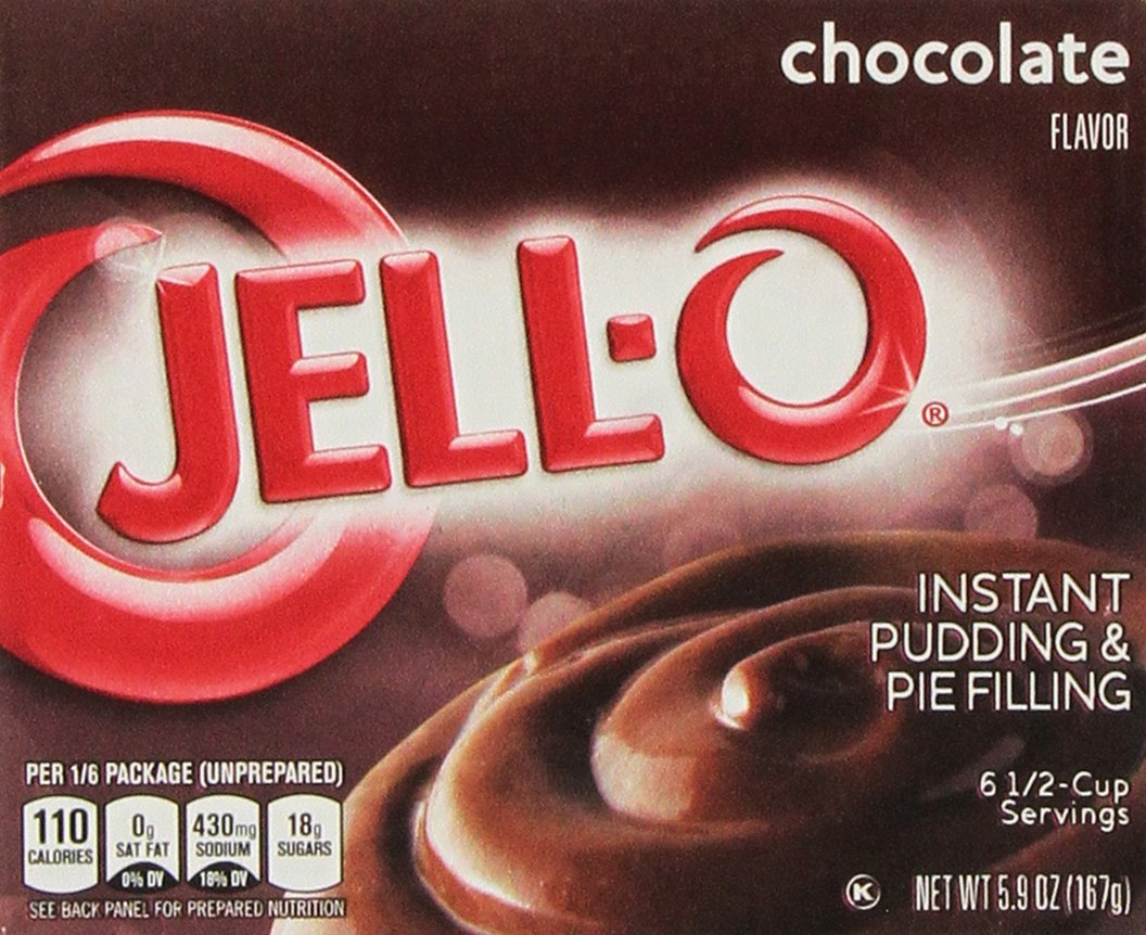 Jell-O, Chocolate Instant Pudding & Pie Filling, 5.9 Ounce
