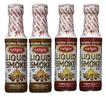 Colgin Gourmet Liquid Smoke - Natural Mesquite (2 Pack), Natural Hickory 4 Fl Oz (Pack Of 4)