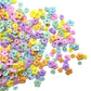 SE Si&Moos Edible Flowers Sprinkles for Cake Decorating Mini Sugar Flowers Pastel Confetti Sprinkles Edible Flower Cake Decorati