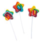 24 Galaxy Star Rainbow Lollipops Individually Wrapped, Bursting With Fruity Flavor, Great Swirl Lollipops For Kids Birthday Part