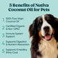 Nutiva Organic Coconut Oil 128 fl oz, Cold-Pressed, Unrefined Cooking Oil, Natural Hair Oil, Skin Oil, Massage Oil, USDA Organic
