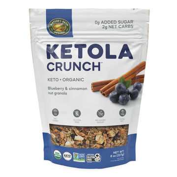 Nature'S Path Organic Ketola Crunch® Blueberry & Cinnamon Nut Granola, 8 Oz (Pack Of 1), Gluten Free, Non-Gmo