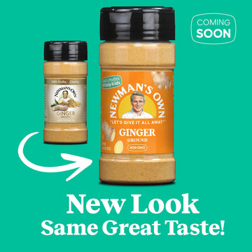 Newman'S Own Ground Ginger Root, Perfect For Baking, Stir Fries, Curries, Non-Gmo, Kosher, 2.25 Oz. Bottle