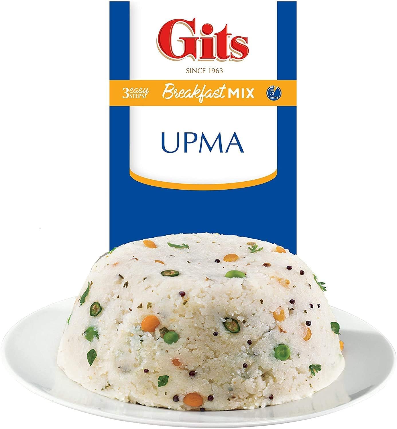 Comlinks LLC Gits Instant Mix - Ready to Cook Indian Meal, Pack of 3 x 200gm, 100% Vegetarian, No Artificial Colors or Flavors