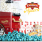 Gourmet Blue Raspberry Flavored Popcorn by Its Delish - 16 Oz Jumbo-Sized Container | Bulk Air Popped Pop Corn Snack - Fruity B