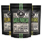 POP DADDY Flavored Pretzel Sticks - 7.5oz Variety Pack (3 Pack) - Garlic Parmesan, Peppercorn Ranch, Yellow Mustard