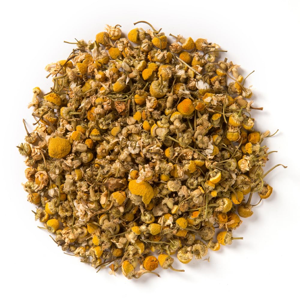 Davidsons Organics, Chamomile Flowers, Loose Leaf Tea, 16-Ounce Bag
