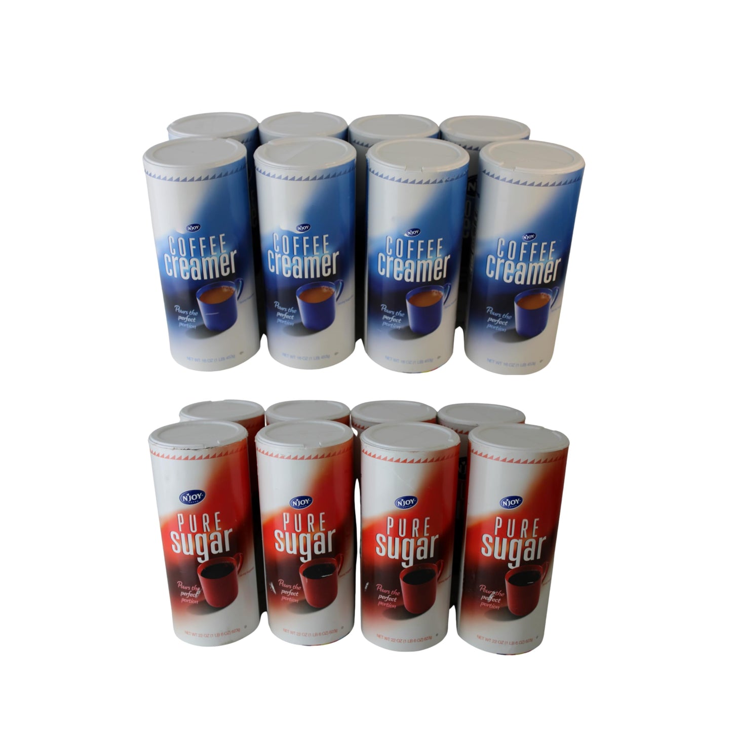 Office Supplies Bulk Sugar Container Coffee Creamer Powder Azucar Canister Cream and Sugar Set 8/16oz Canisters Each